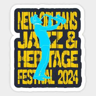 New Orleans Jazz Festival 2024 Sticker